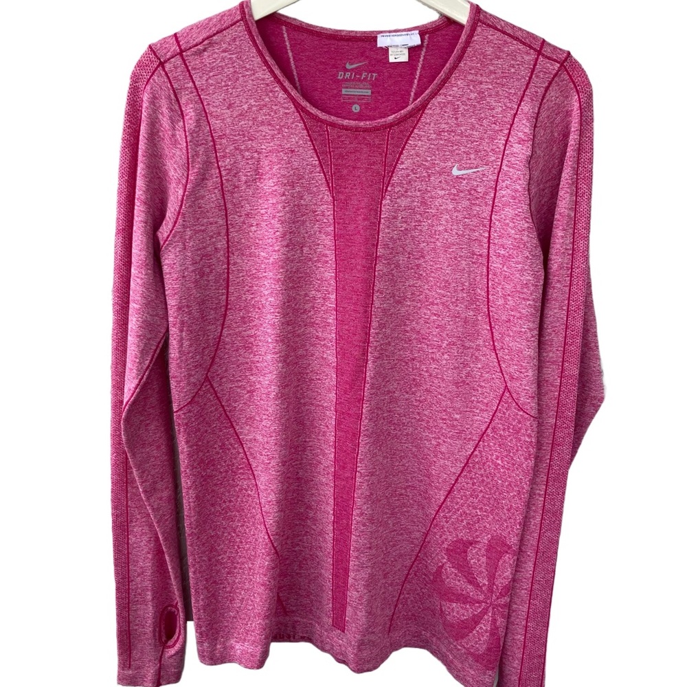 Nike Dri-Fit Long Sleeve Athletic Top Size M/L - Picture 2 of 7